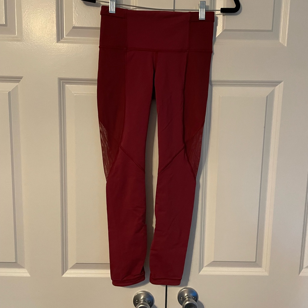 Lululemon Sheer Panel Leggings